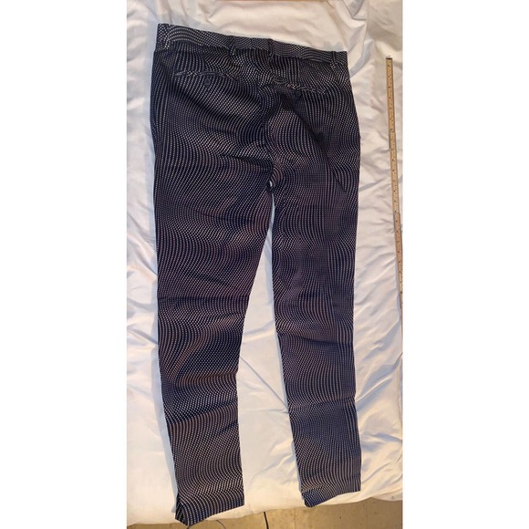 ASOS Super Skinny Chinos In Burgundy Polka Dot-‎ W34L32 - Picture 7 of 8